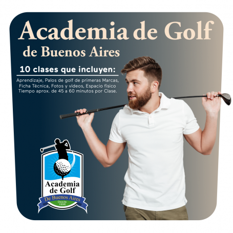 21% OFF en 10 clases de Golf - Todos los niveles - en Academia de Golf de Buenos Aires.